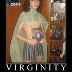 Virginity virginity kid dork tool fail warcraft world towel demotivational poster 1239307933